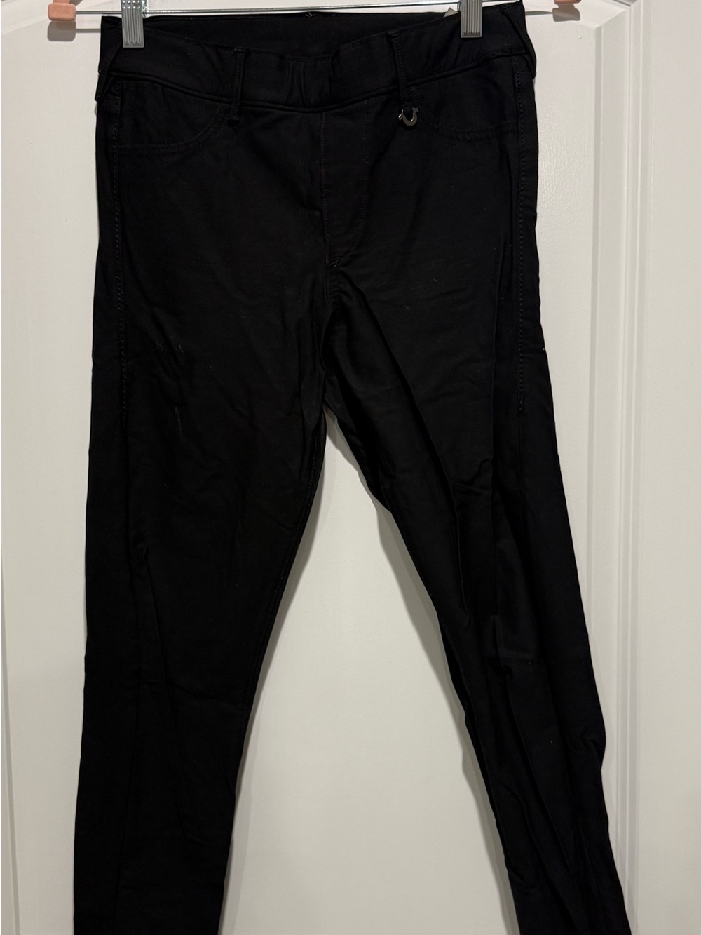 True Religion Black Slim Ponte Leggings